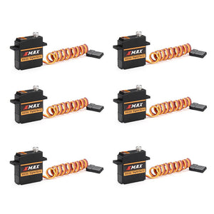 6PCS EMAX ES3352 12.4g Mini Metal Gear Digital Servo for RC Airplane