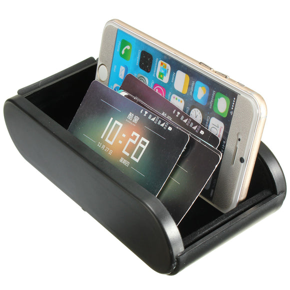 Car Storage Box Rolls Plastic Pocket Telescopic Dash Mobile Phone Coins Holder