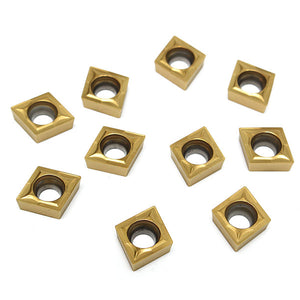 10pcs CCMT09T302 3G MP26 P25 Carbide Inserts Carbide Cutter Turning Tool Holder Inserts