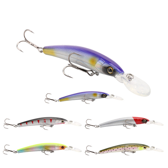 SeaKnight SK014 1PCS 12g 95mm Minnow Fishing Lures 0-1.8M Slim Minnow Hard Bait Artificial Bait