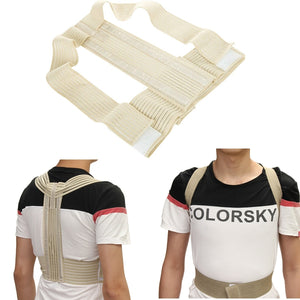 Neoprene Unisex Posture Corrector Hunchback Prevention Full Back Vest Pain Support Belt Brace