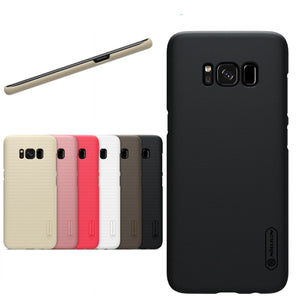 NILLKIN Frosted Shield Hard PC Anti-fingerprint Shockproof Back Cover Case for Samsung Galaxy S8