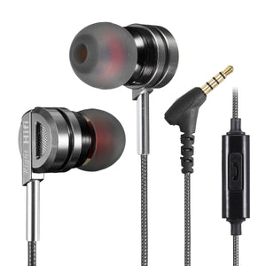 QKZ DM9 Zinc Alloy HiFi Earphone In Ear Earphones Headset Stereo BASS Metal DJ