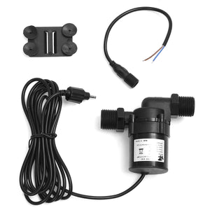 Mini Solar DC 12V-24V 700L/H Hot Water Circulation Brushless Motor Pump Washing