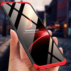 Bakeey 3 in 1 Double Dip 360 Shockproof Hard PC Protective Case For Samsung Galaxy A40 2019