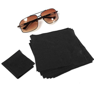 50pcs 15X15cm Eyeglasses Reading Glasses Cleaning Cloth Camera Phone Screen Cleaner