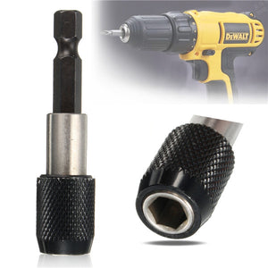 1/4 Inch 60mm Quick Release Hex Shank Screwdriver Bit Holder