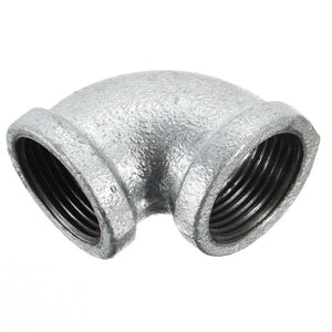 3/4 Inch Inner Diameter Black Iron Pipe Joint 90 Degree Elbow Malleable Cast Iron Pipe Fitting