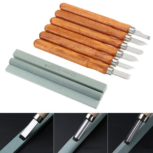 15Pcs Carbon Steel Wood Carving Tools Kit Wood Carving Chisel Set for DIY Woodworking Graver