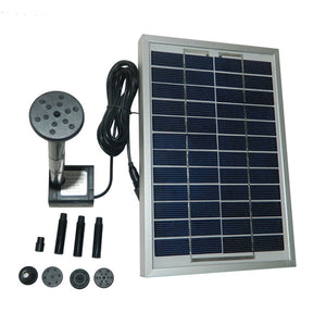 12V 5W Solar Power Mini Fountain Pump Garden Landscape DC Brushless Water Pump