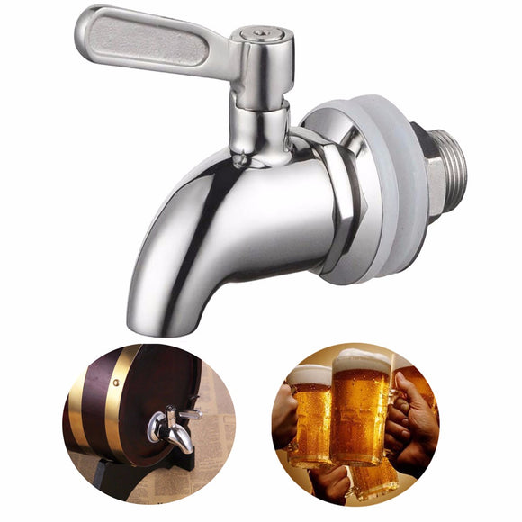 Stainless Steel Faucet Tap for 15-23mm Home Brew Barrel Fermenter Wine Beer Fridge Kegs