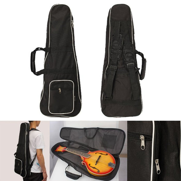 1pcs Black Mandolin Gig Carry Case Bag For Mandolin Music Player