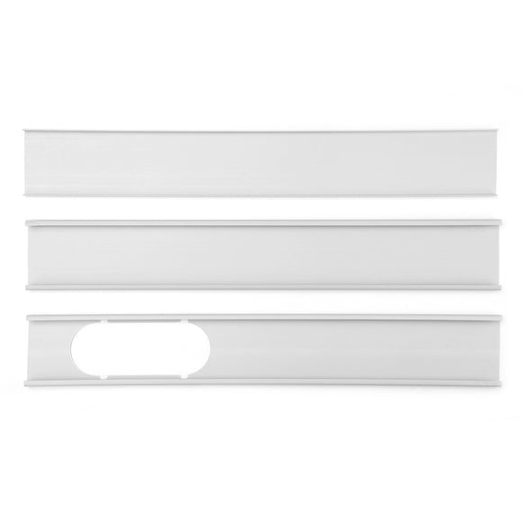 3pcs 1.9m Adjustable Window Slide Kit Plate Air Conditioner Wind Shield For Portable Air Conditioner