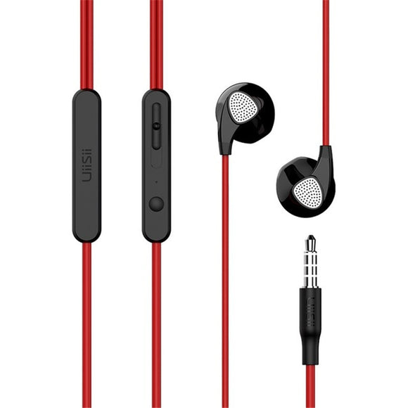 Uiisii U1 In-ear Headphones Music Player HiFi Earphone Sports Gaming Headset With Mic for Xiaomi Samgsung