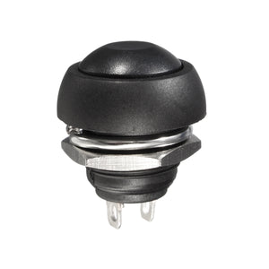 250V 3A 12mm Waterproof Momentary Contact Push Button Mini Round Switch