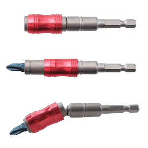 Drillpro 3Pcs Magnetic Pivoting Holder Magnetic Screw Drill Tip Drive Guide Drill Bit Extensions Magnetic Replacement Screwgun Bit Tip