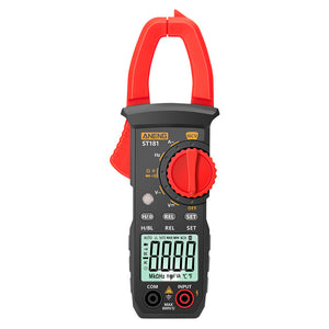 ANENG ST181 Digital Clamp Meter DC/AC Voltage 4000 Counts Multimeter Ammeter Voltage Tester Car Amp Hz Capacitance NCV Ohm Test