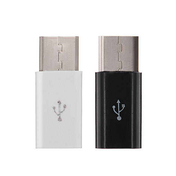 PJ USB Type-C Male to Micro USB Female Connector Converter Adapter for Xiaomi 6