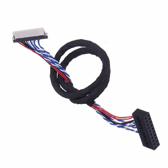 P4-FIX-D6 30P 1CH 6-bit Screen Cable For Universal Notebook Screen LCD Driver Board 25CM