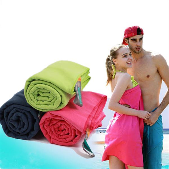 Santo 80 x 130cm Microfiber Polyester Towel Quick Drying Outdoor Sports Swimming Washcloth