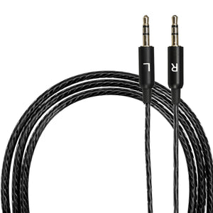 Replacement Nylon Flexural 1.2m Audio Cable with Microphone for Sol Republic Master Tracks HD V8 V10 V12 X3 Headphone