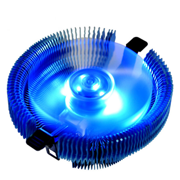 Pccooler E92F 90mm 4 Pin Blue LED CPU Cooler Cooling Fan for Intel LGA775 115X AMD AM2 AM2+