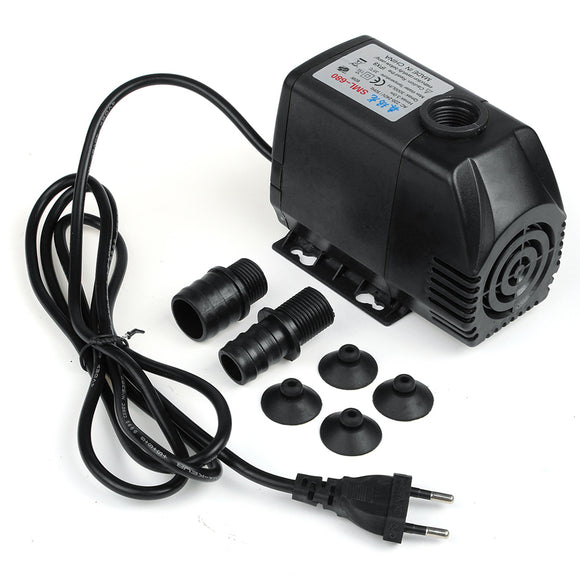 8W-70W Mini Submersible Water Pump Adjustable Flow Rate For Aquarium Fish Tank Pond Fountain