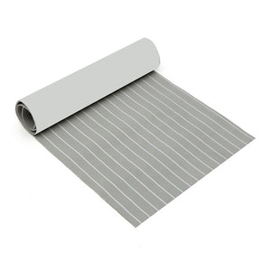 90x240cm Light Grey with White EVA Foam Teak Boat Flooring Sheet Yacht Synthetic Teak Decking Pad