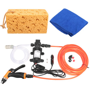 Portable 12V 60W 100PSI High Pressure Car Electric Washer Auto Wash Pump Kit Set