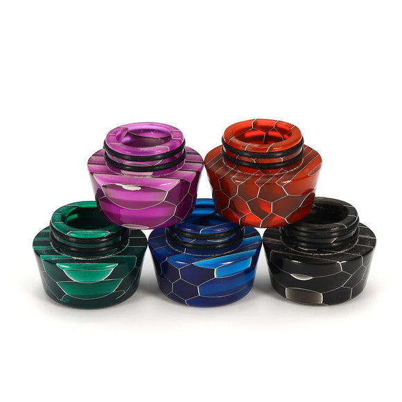 810 Snake Skin Epoxy Resin Drip Tip For TFV8 TFV12 Big Baby Reload RTA