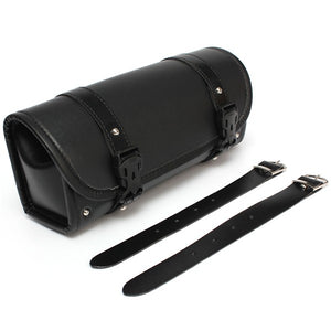 Motorcycle Saddle Bag Storage Tool Pouch Roll Barrel Bag For Harley Davidson