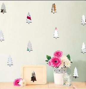 Christmas 2017 Funlife Children Room Decoration Wall Stickers Christmas Tree Forest Decoration