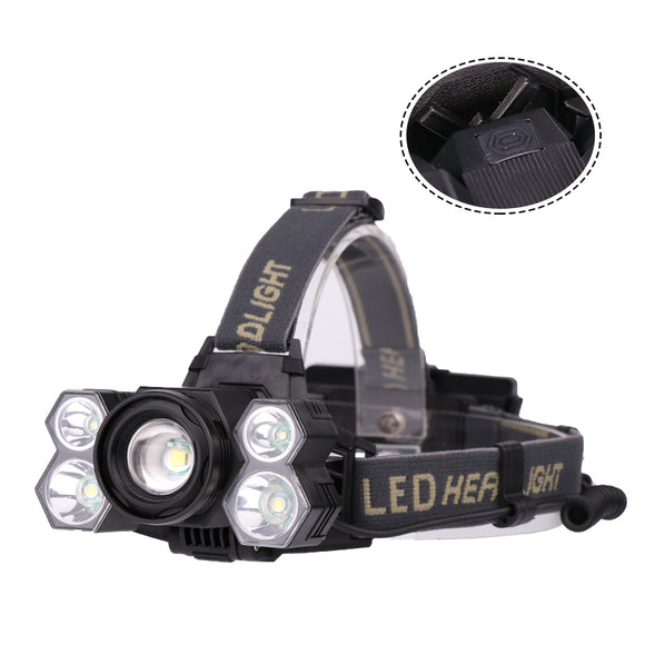 XANES 4101-5 Zoomable Headlamp Xiaomi Electric Scooter Motorcycle E-bike Bike Bicycle Cycling Campin