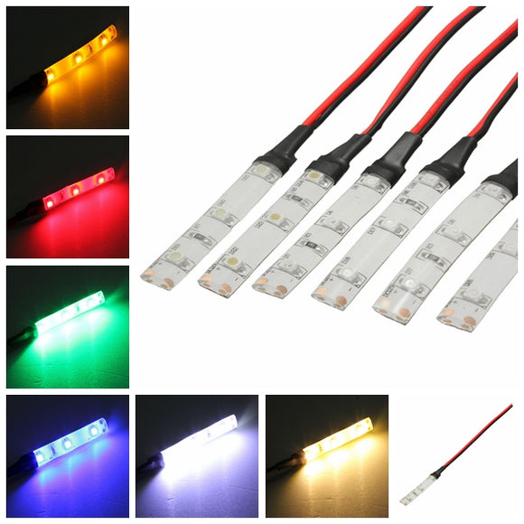 1PC DC 12V  IP65 3528 SMD 3LEDs Motorcycle Car Strip Light Lamp