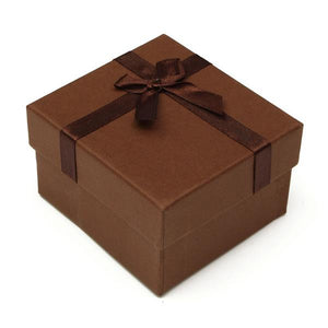 Durable Square Shaped Present Gift Paper Coffee Box  For Jewelry Watch Box Packing With Pillow