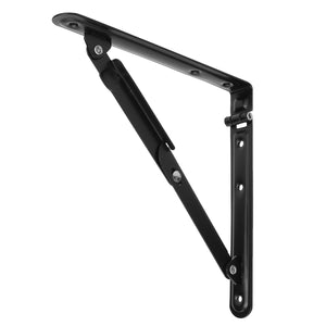 Multipurpose Folding Shelf Bench Table Support Bracket Black Iron Furniture Hardware