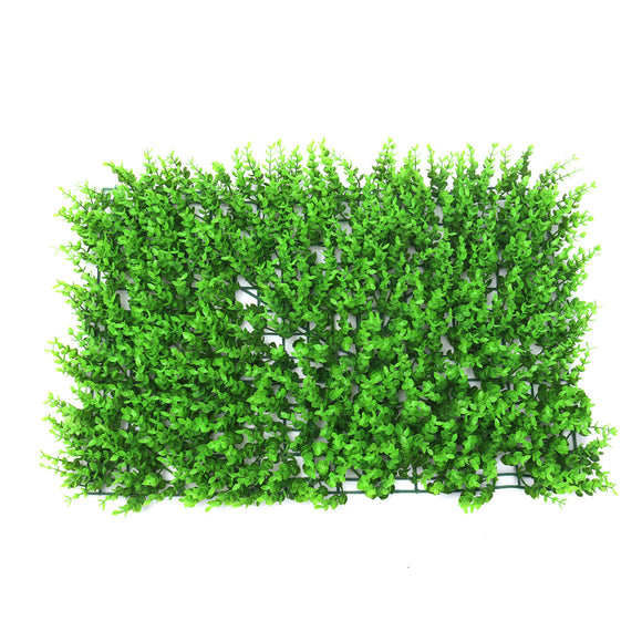 40*60cm Artificial Plant Foliage Hedge Grass Mat Greenery Panel Decorations Wall Fence