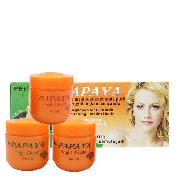 FEIQUE PAPAYA Facial Cream Cleanser Whitening Freckle Remover Nourishing Brighten Cream