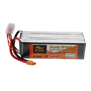 ZOP POWER 14.8V 8000mAh 60C 4S Lipo Battery With XT60 Plug