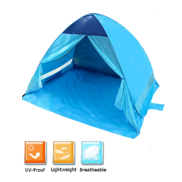 Outdoor 3-4 Persons Camping Tent Automatic Quick Open UV Sunshade Canopy