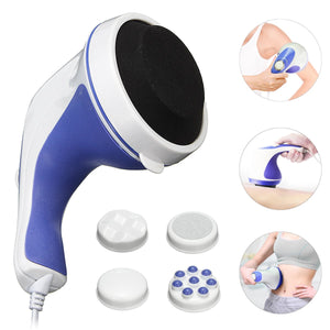 220V Electric Massager Body Massage Back Neck Shoulder Leg Foot Pain Relief Vibrating Handheld Therapy Machine