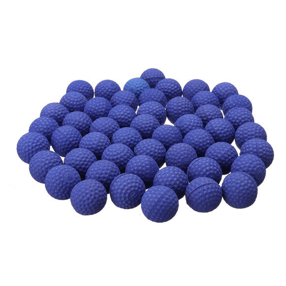 50Pcs Blue Round Replace Ball For Nerf Rival Apollo Zeus Toy