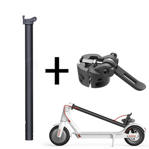 Black Folding Pole + Base Replacement Spare Parts For Xiaomi M365 Electric Scooter