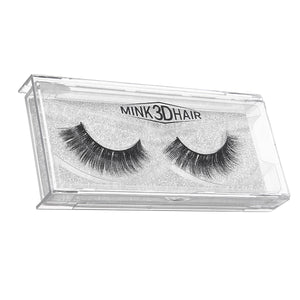 3D Mink Hair Black False Eyelashes Makeup Cosmetics Handmade Thick Natural Long