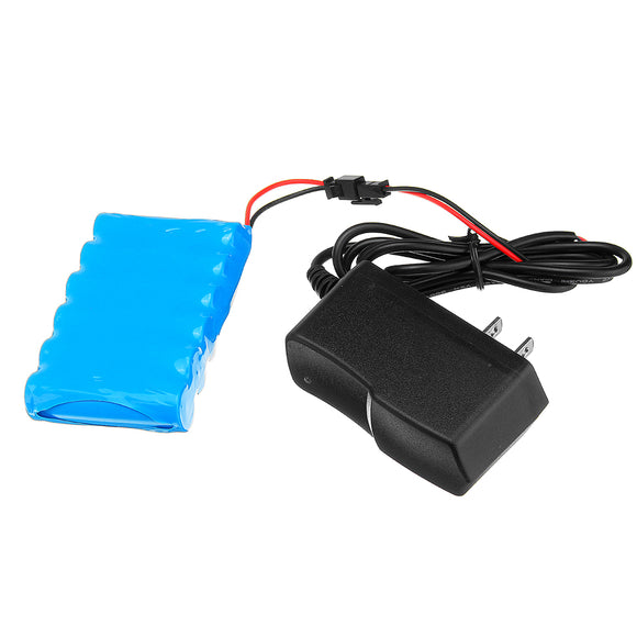 Huina 530/550 7.4V 1300Mah Lipo Battery For Excavator SM Plug With Charger