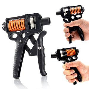 10KG-50KG Adjustable Hand Grip Strengthener Trainer Hand Power Exerciser Gripper