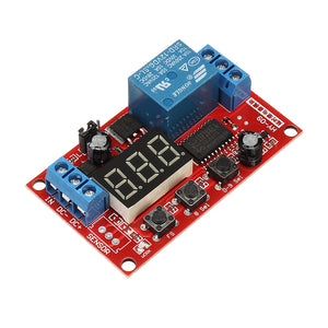 BESTEP 12V Relay Module Digital Display Delay Board High and Low Trigger Adjustable Cycle