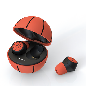 EMEY TWS Sport Basketball Football Shaped Wireless Stereo Earbuds Waterproof bluetooth 5.0 Earphone