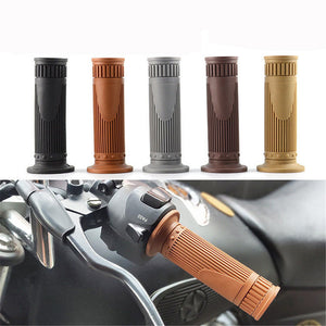 Universal 22mm Motorcycle Retro Modified Handlebar Grip Rubber Cover