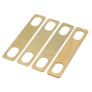 4pcs Brass Neck Shims Set Thickness 0.20.5/1mm for Guitar Bass Replacement Accessories